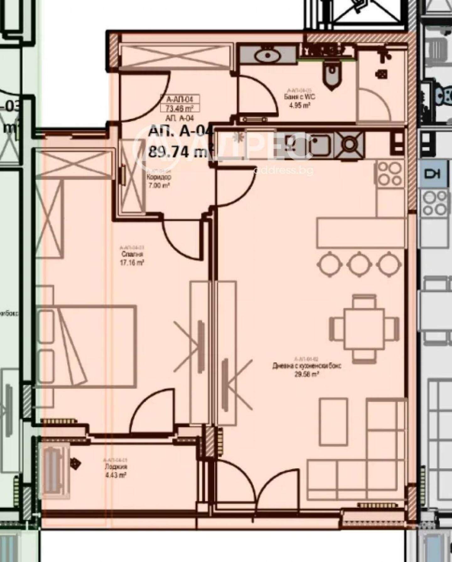İki odalı Apartman olarak Mladost-2, Sofia – fotoğraf 2