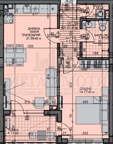 Satış - Apartman olarak Zornica,  Burgas