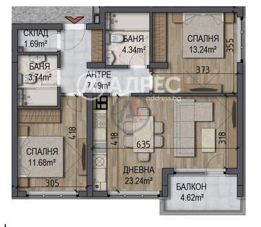 Verkauf - Wohnung in Owtscha Kupel,  Sovia