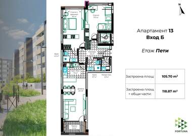 Продажба - Апартамент в Промишлена зона - Юг,  Разград