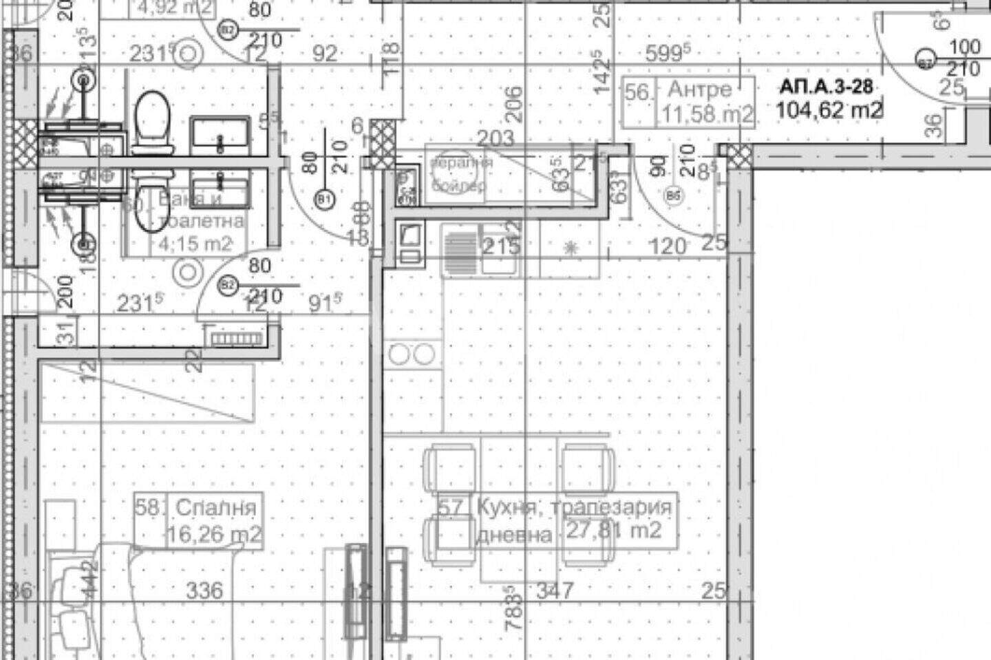 Dreizimmer Wohnung in Manastirski rid, Varna – Foto 2