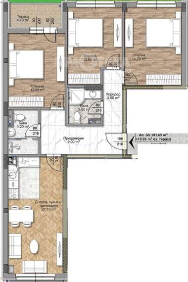 Vânzare - Apartament în Ovcea Kupel,  Sofia
