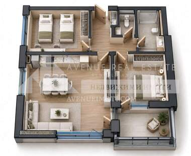 Verkauf - Wohnung in Hristo Smirnenski,  Plowdiw