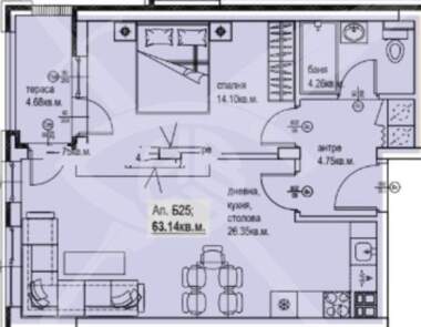 Продажба - Апартамент в Марица север,  Пловдив