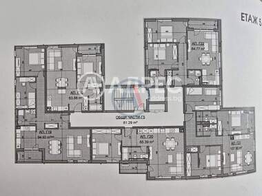 Satış - Apartman olarak Vazrajdane 2,  Varna