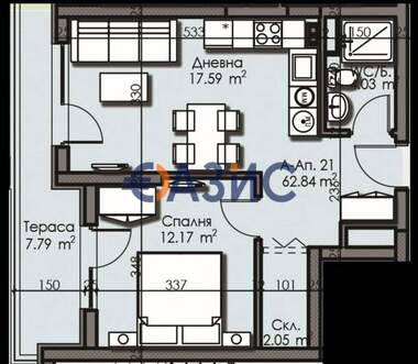 Vânzare - Apartament în Izgrev,  Burgas