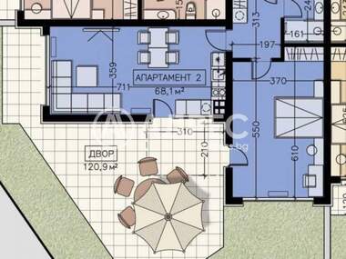 Satış - Apartman olarak Manastirski livadi-Iztok,  Sofia