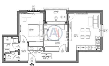Satış - Apartman olarak Obelia 2,  Sofia