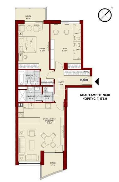 For sale - Apartment in Serdika,  Sofia