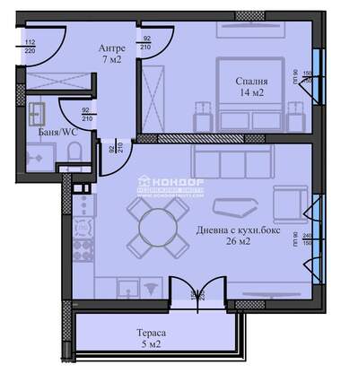 Vânzare - Apartament în Kiuceuk Parij,  Plovdiv