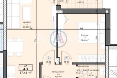 Verkauf - Wohnung in Proslaw,  Plowdiw