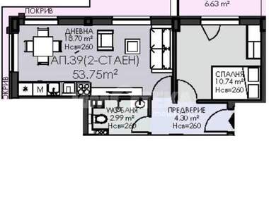 Verkauf - Wohnung in Owtscha Kupel,  Sovia