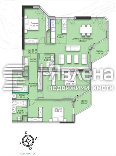 For sale - Apartment in Krastova vada,  Sofia