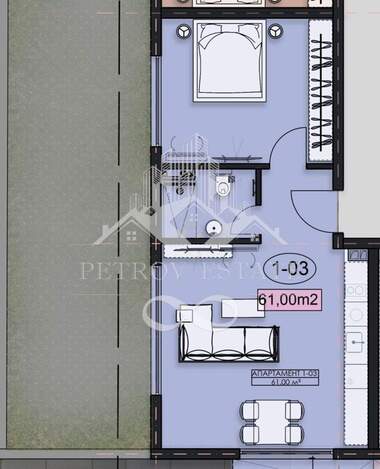 Satış - Apartman olarak Velingrad,  Pazarcik