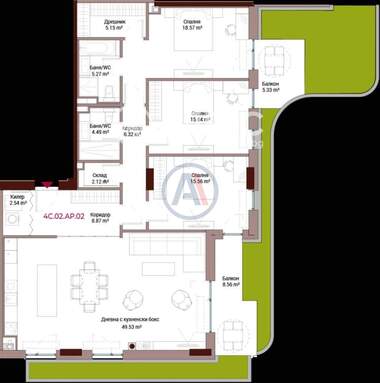 Verkauf - Wohnung in Hladilnika,  Sovia