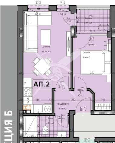 For sale - Apartment in Gagarin,  Plovdiv