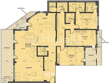 Verkauf - Wohnung in Briz,  Warna