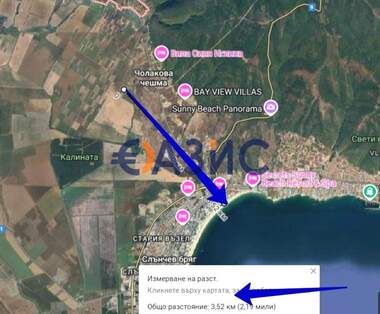 Πώληση - Οικόπεδο για κατασκευή σε Кошарица,  Бургас