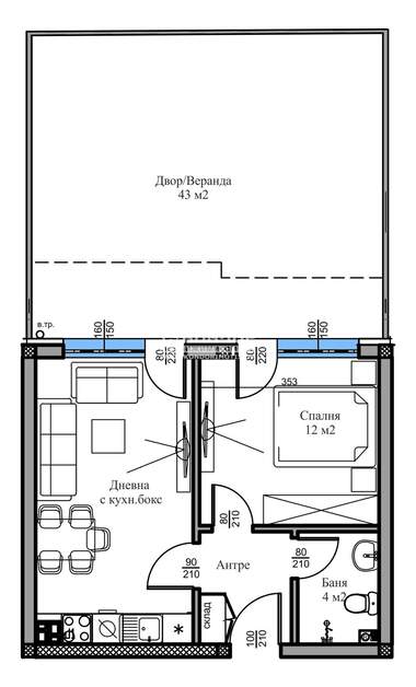 Vânzare - Apartament în Belomorski,  Plovdiv