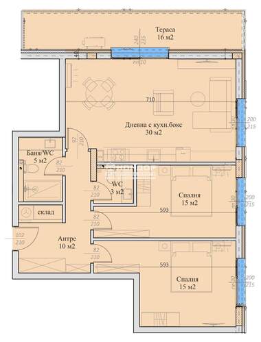 Продажба - Апартамент в Каменица 2,  Пловдив