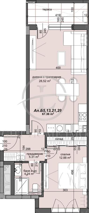 Продажба - Апартамент в Тракия,  Пловдив