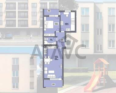Satış - Apartman olarak Proslav,  Plovdiv