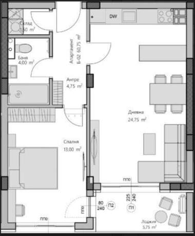 Verkauf - Wohnung in Hristo Smirnenski,  Plowdiw