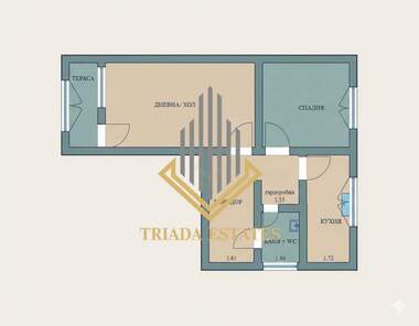 Satış - Apartman olarak Slaveykov,  Burgas