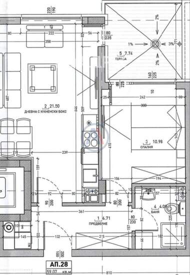 Vânzare - Apartament în Malinova Dolina,  Sofia