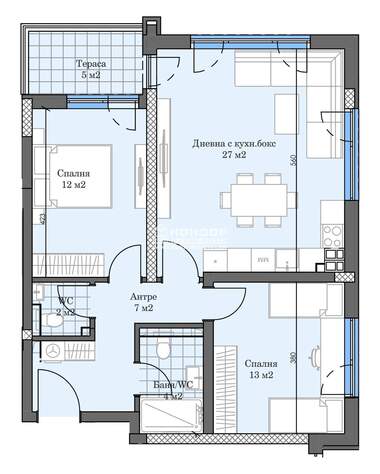 Vânzare - Apartament în Kărșiaka,  Plovdiv