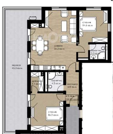 Vânzare - Apartament în Drujba-2,  Sofia