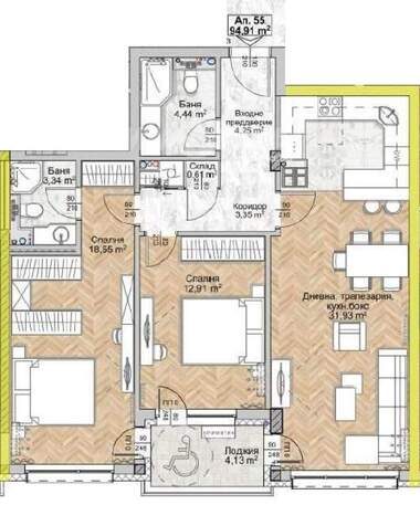 For sale - Apartment in Liulin-8,  Sofia