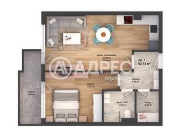 Vânzare - Apartament în Kărșiaka,  Plovdiv