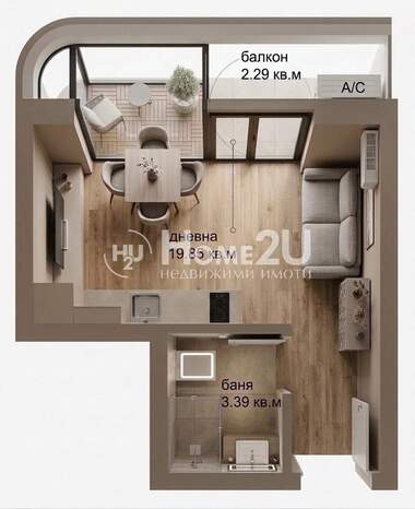 Satış - Apartman olarak Troşevo,  Varna