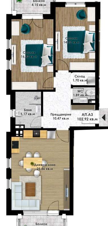 Verkauf - Wohnung in Komatewsko schose,  Plowdiw