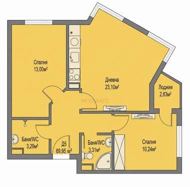 For sale - Apartment in Meden Rudnik,  Burgas