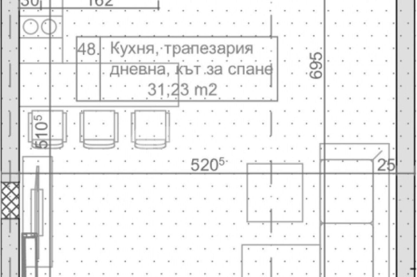 Μονόδωμο Διαμέρισμα σε Μαναστιρσκι ριδ, Βαρνα – φωτογραφία 3
