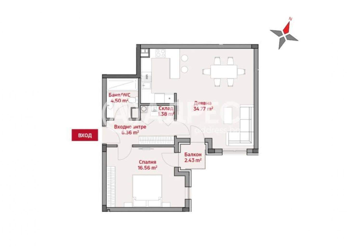 İki odalı Apartman olarak Manastirski livadi-Iztok, Sofia – fotoğraf 4