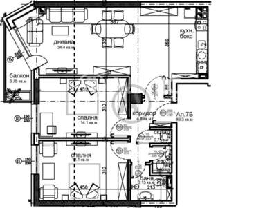 Satış - Apartman olarak Krasna poliana-2,  Sofia