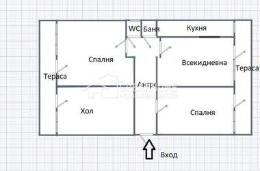 Πώληση - Διαμέρισμα σε Кооперативен  пазар,  Търговище