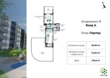 Продажба - Апартамент в Промишлена зона - Юг,  Разград