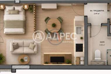 Πώληση - Διαμέρισμα σε Владиславово,  Варна