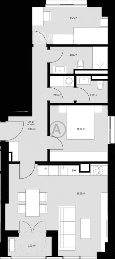 Verkauf - Wohnung in Slaweykow,  Burgas