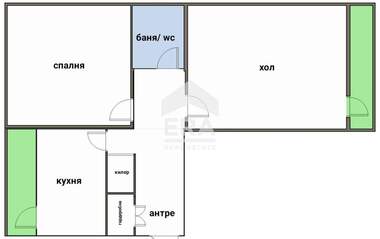 Satış - Apartman olarak Slaveykov,  Burgas