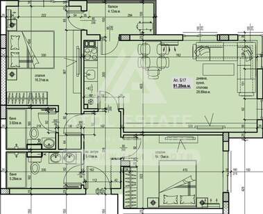 Satış - Apartman olarak Ostromila,  Plovdiv