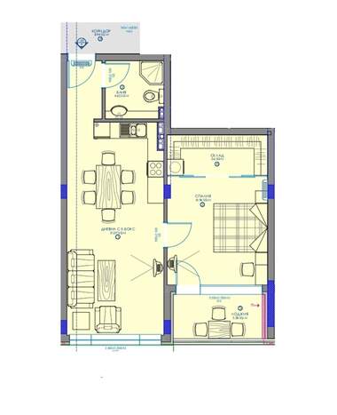 Satış - Apartman olarak Manastirski livadi-Iztok,  Sofia