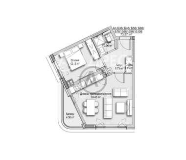 Verkauf - Wohnung in Witoscha,  Sovia