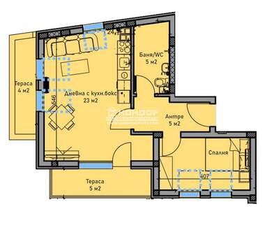 For sale - Apartment in Komatevo,  Plovdiv
