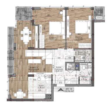 Verkauf - Wohnung in Goze Deltschew,  Sovia