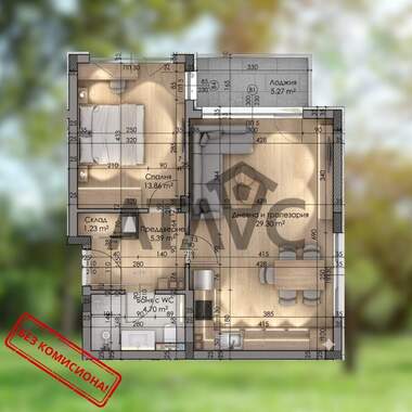 Verkauf - Wohnung in Ostromila,  Plowdiw